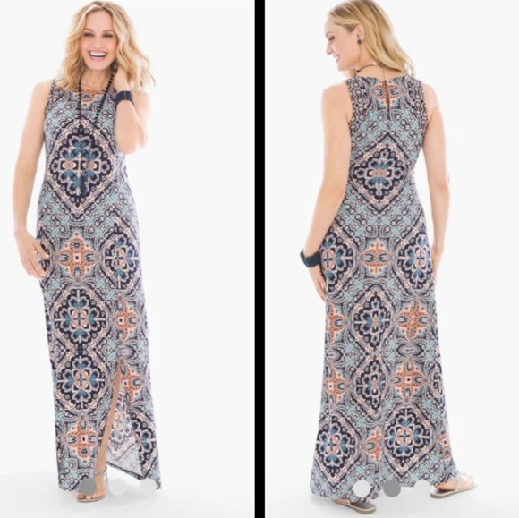 maxi dress top Ivory/Multi Crochet Top Maxi Dress